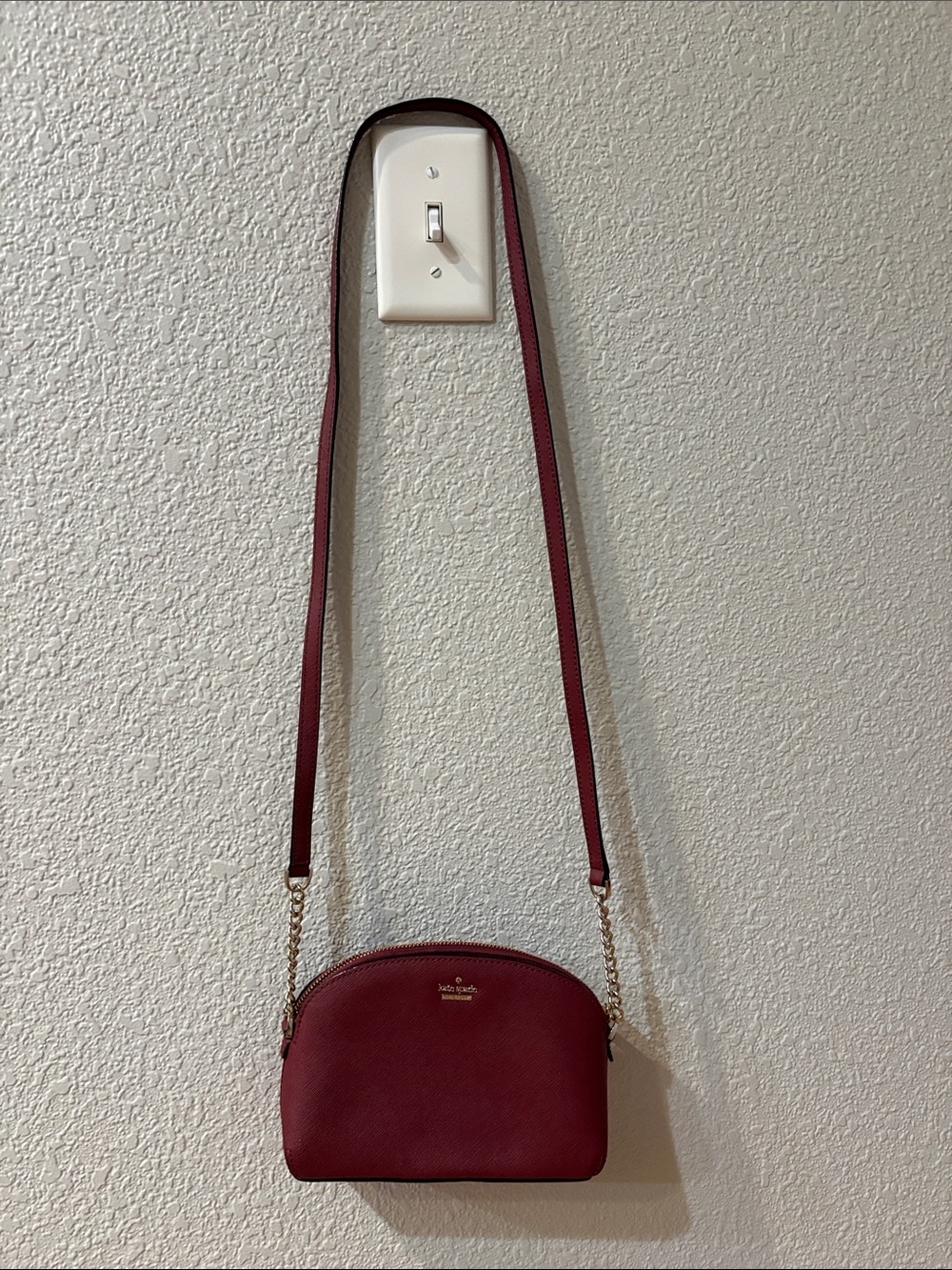 kate spade Rose Pink Saffiano Leather Crossbody